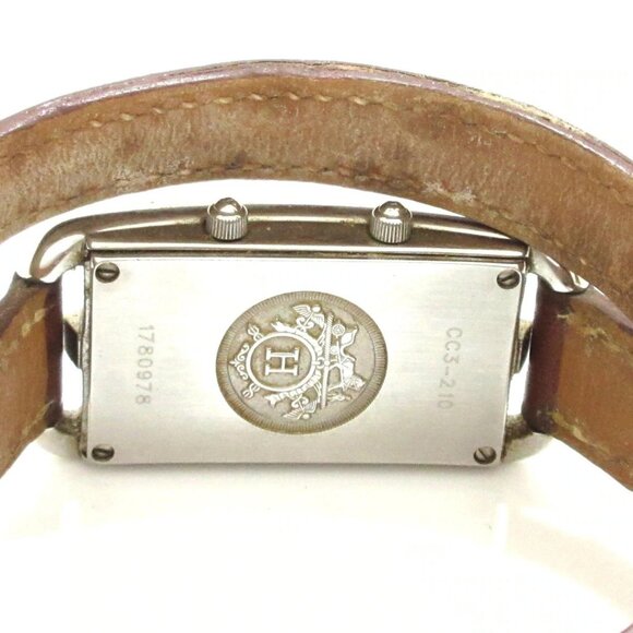 HERMES Cape Cod Double Tour CC3-210 1****** Dark Brown Women\'s Wrist Watch main image 7